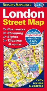 9781898929482 London Street Map (Bensons MapGuides)